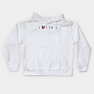 I HEART UTICA (with UC logo) Kids Hoodie